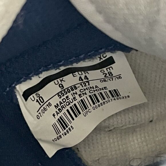 2016 Nike Air Jordan Retro 1 IOG Storm Blue White Rare AJI 555088-127 Sz 10 - Picture 8 of 8